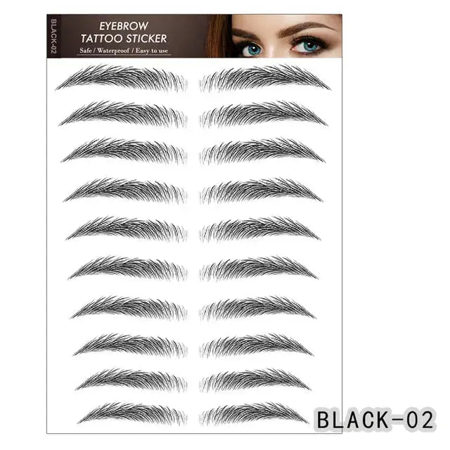 Hair-Like Precision with Easy-to-Apply Brow Stickers