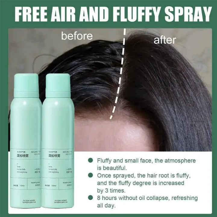 Oil Control No-wash Hair Fluffy Spray Leave-in Dry Shampoo Remove Attached Sweat Static Oil-control Hair Powder Hairspray - BEAUTIRON