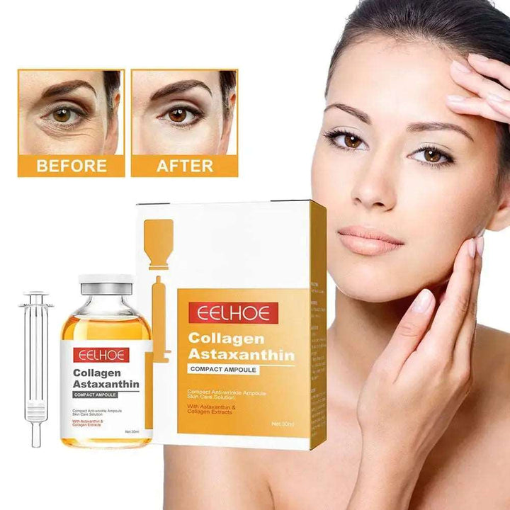 30ml Collagen Astaxanthin Lifting Ampoule Instant Wrinkle Remover Face Serum Lifting Firming Fade Fine Lines Anti-aging - BEAUTIRON