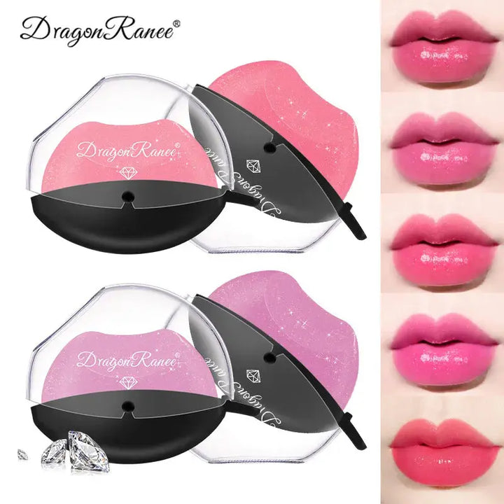 Lip-shaped Lipstick Makeup Temperature Color Changing Lazy Lipstick Velvet Matte Moisturizing Lip Gloss Waterproof Non-stick Cup - BEAUTIRON