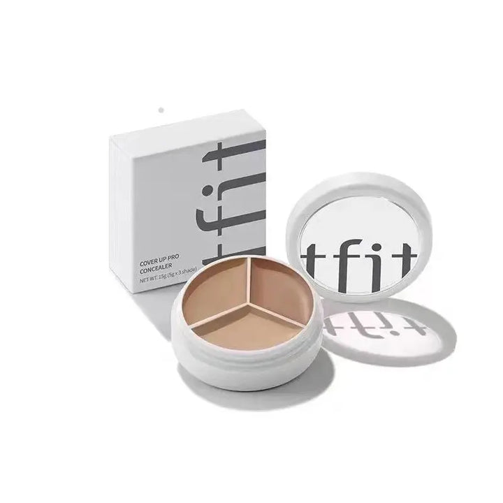 TFIT 3 Colors Concealer Palette Professional Makeup Face Eye Contour Face Spot Concealer Dark Circle Correcting Face Makeup - BEAUTIRON