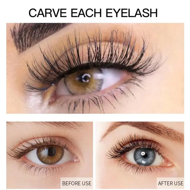 Mascara Waterproof Long Lasting Extension Eyelashes Mascara Eyelash Lengthening Curling Black Makeup Drop Cosmetic Shipping N2Z3 - BEAUTIRON