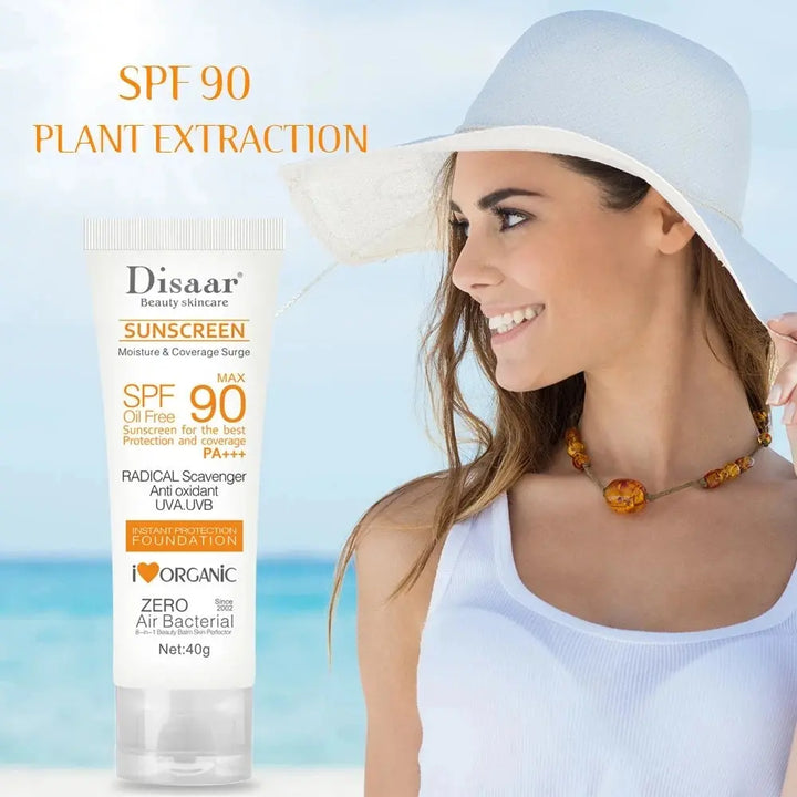 Disaar SPF 90 Facial Body Sunscreen Whitening Sun Cream Sunblock Skin Protective Cream Anti-Aging Oil-control Moisturizing - BEAUTIRON