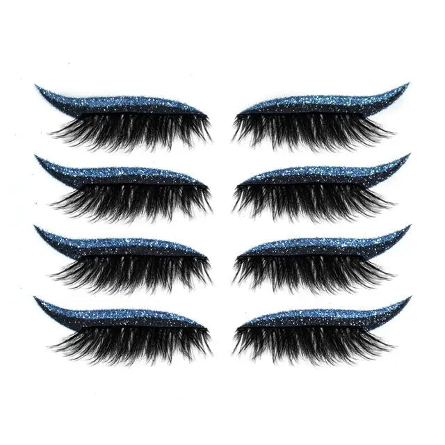 Eyeliner Eyelashes Set - Zera