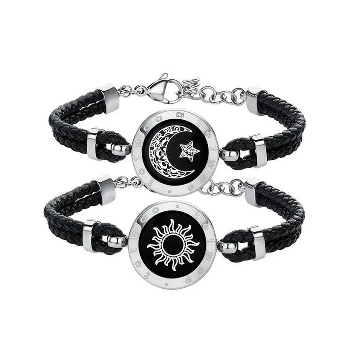 Sun-Moon Smart Sensing Couple Bracelet - BEAUTIRON