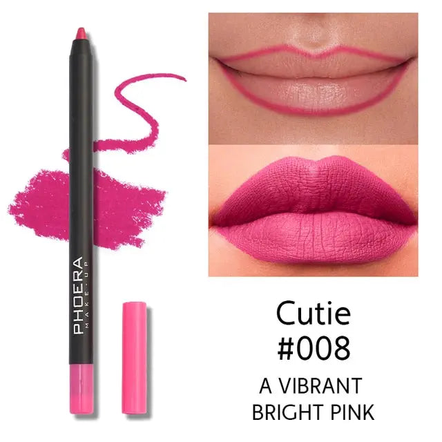 Long-Lasting and Waterproof - 13 Colors Lipliner Pencils Got You Covered