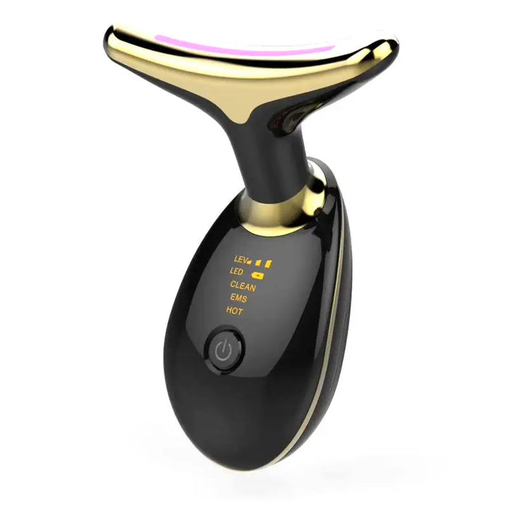 EMS Thermal Neck Lifting And Tighten Massager Electric Microcurrent Wrinkle Remover - BEAUTIRON