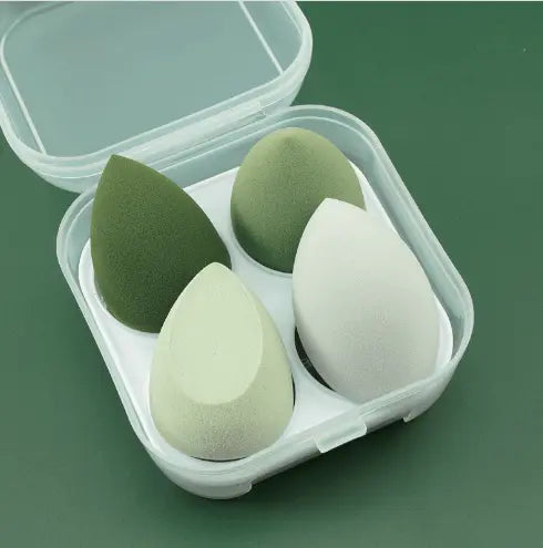 Even Coverage with 4pcs Wet and Dry Makeup Sponges