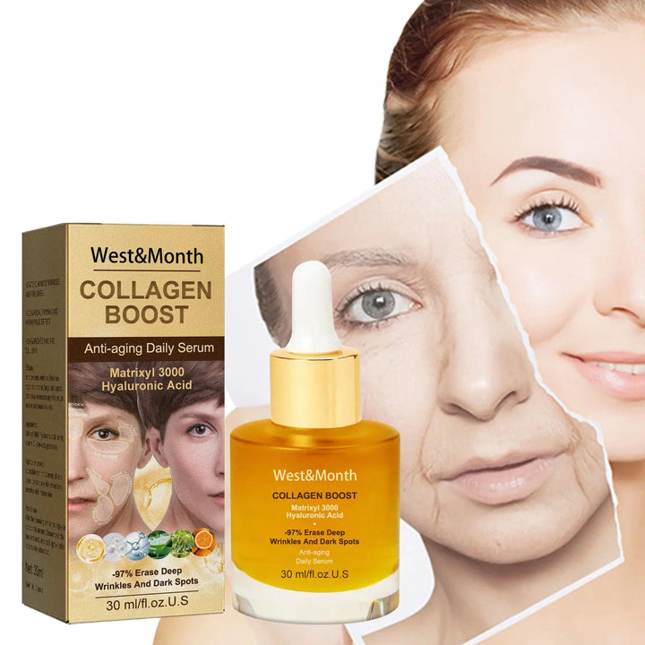 Collagen Anti-wrinkle Serum Lightens Spots Hydrates And Moisturizes Zera