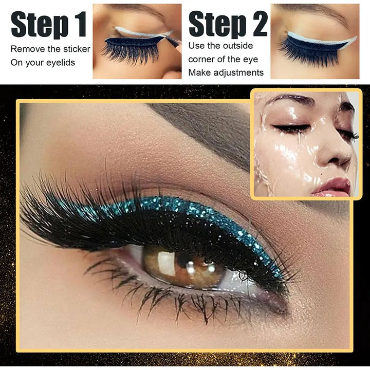 Eyeliner Eyelashes Sticker - Zera