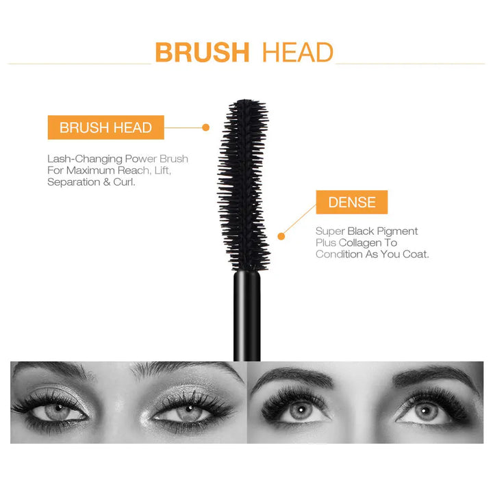 a close up of a mascara with instructions on how to use it