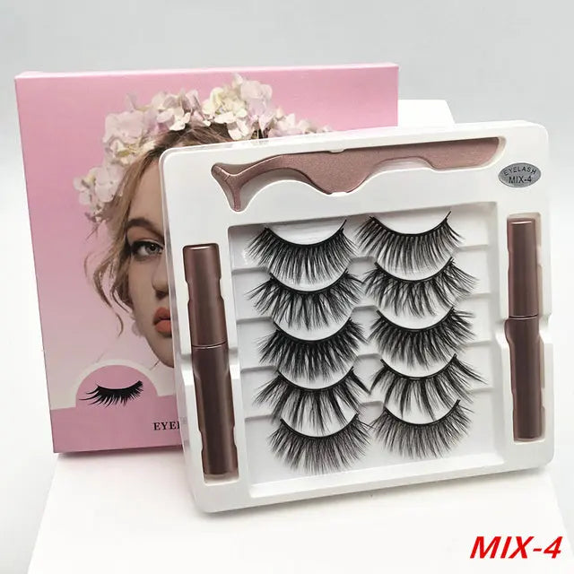 Natural Look with 3D Eyelashes