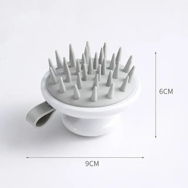 Silicone Head Scalp Massage Brush - Zera